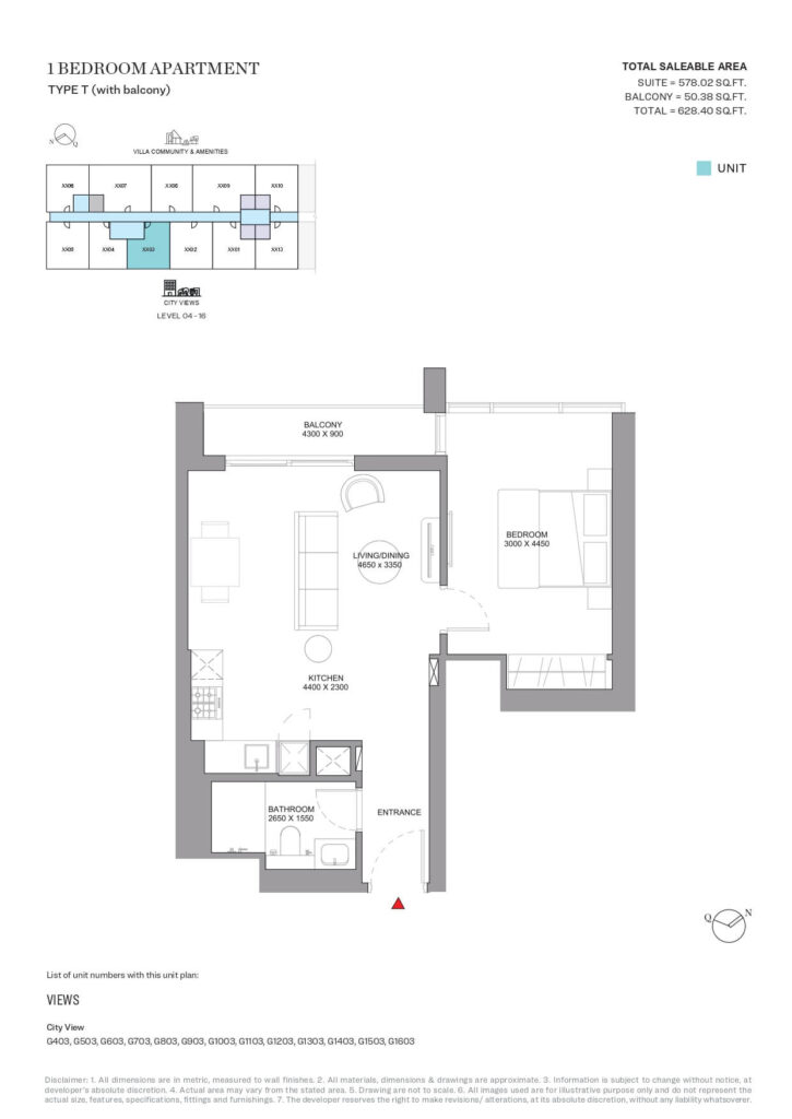 Sobha Orbis Floor Plan5