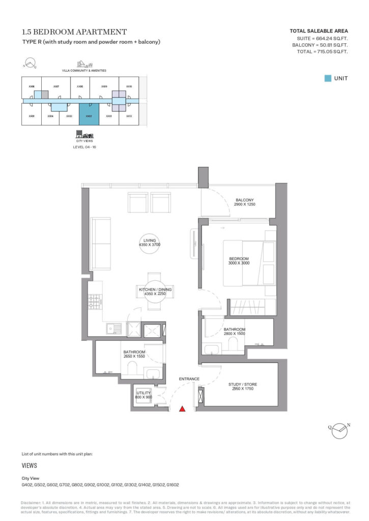 Sobha Orbis Floor Plan7